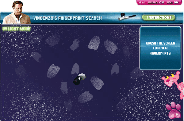 Pink Panther 2: Vincenzo's Fingerprint Search screenshot