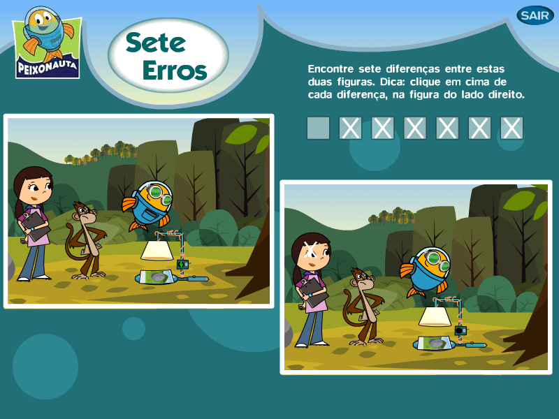 Peixonauta: Sete Erros screenshot