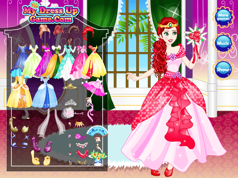 Wedding Merida Dress Up screenshot