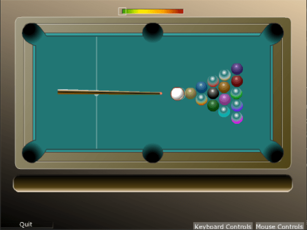 Armor Games Pool screenshot