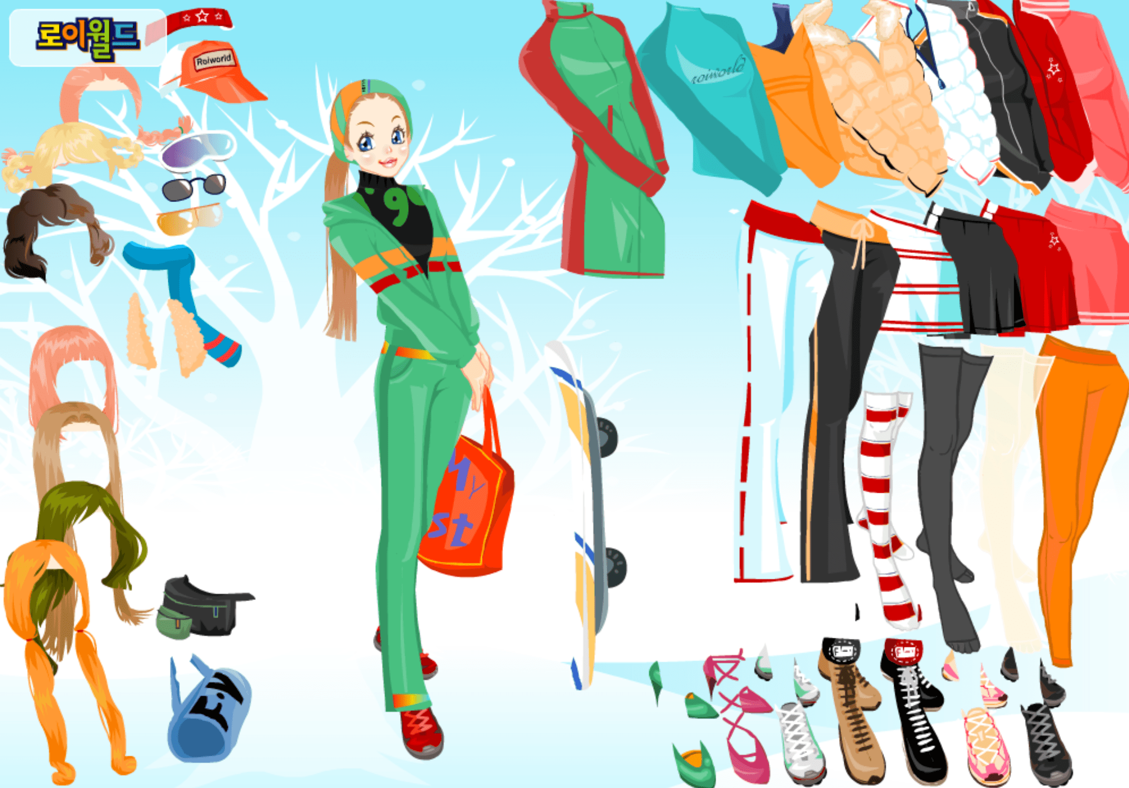 Roiworld Winter Sports Dressup screenshot