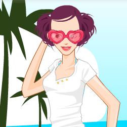 Beach Girl Dressup
