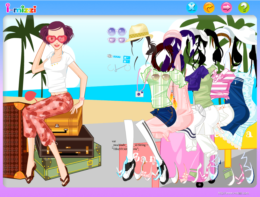 Beach Girl Dressup screenshot