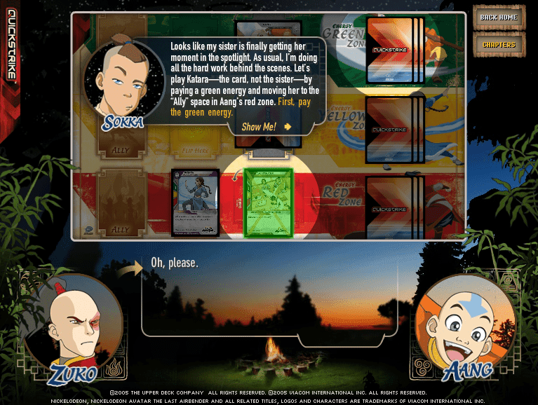 Avatar: The Last Airbender Interactive Demo screenshot