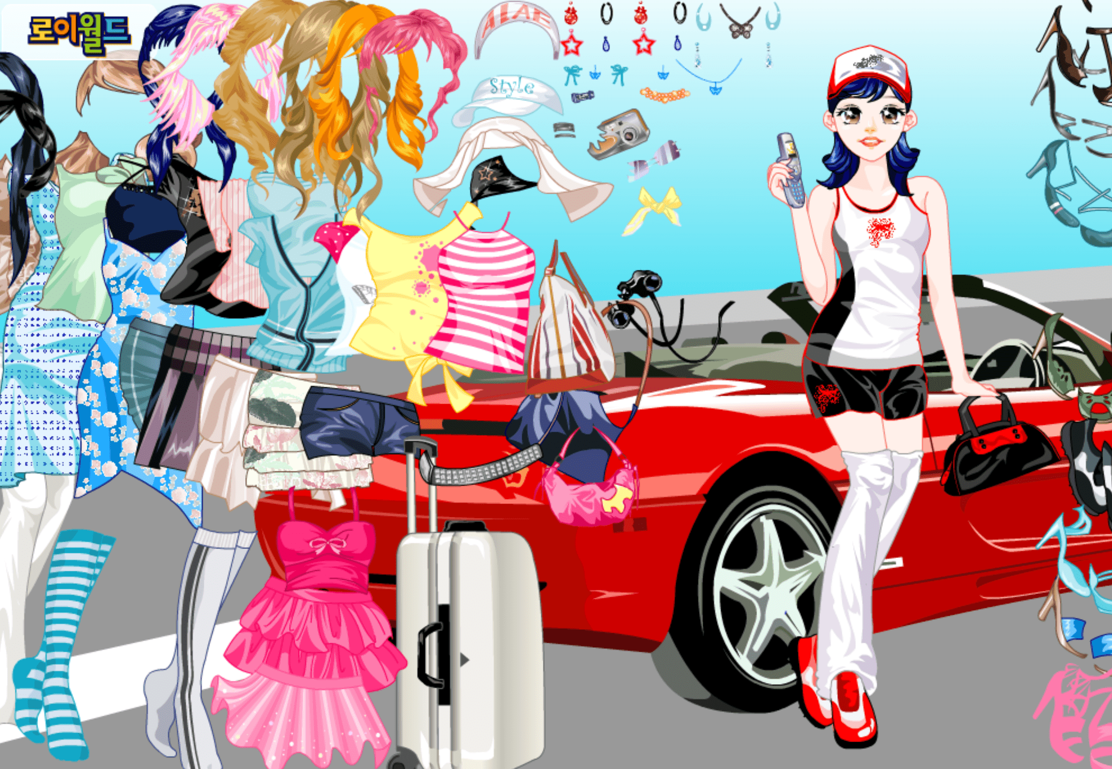Roiworld Street Racer Dressup screenshot