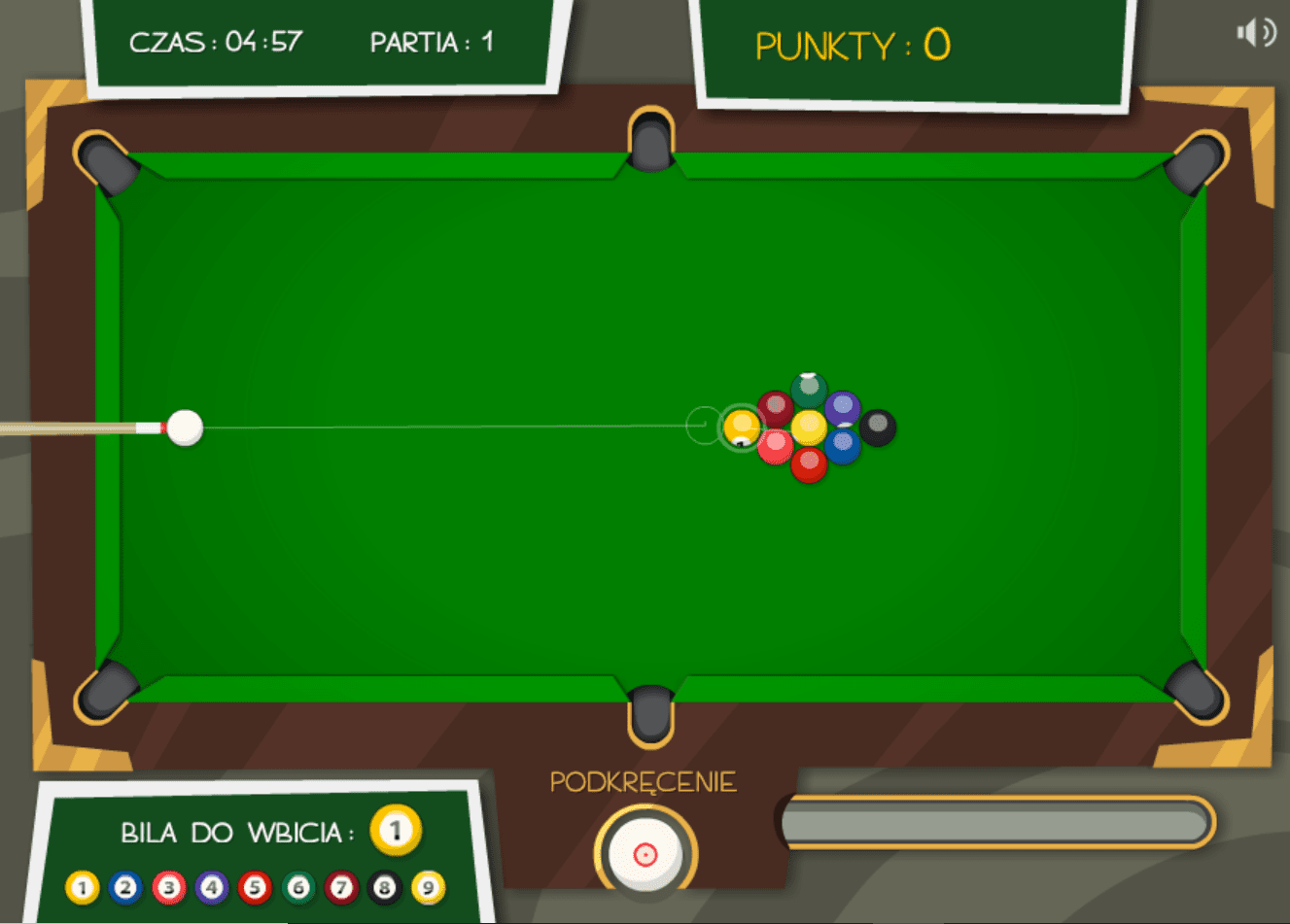 Billard dziewiątka screenshot