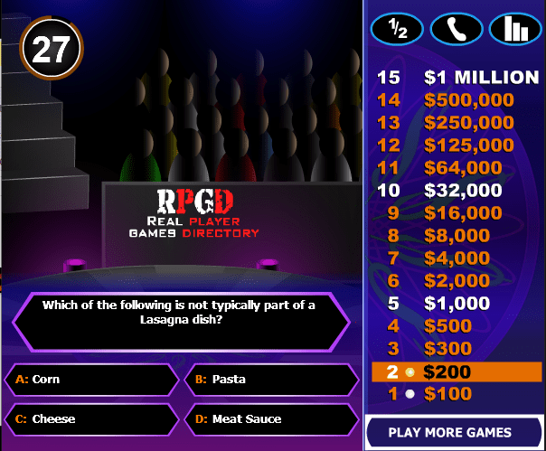 Who Will Be a Millionaire screenshot
