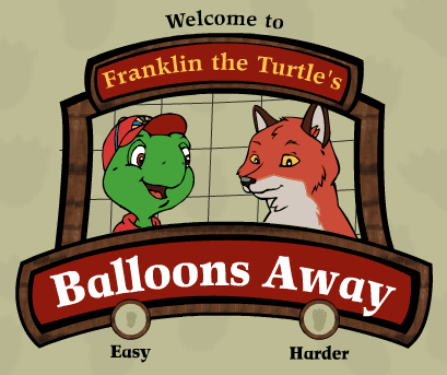 Franklin the Turtle's Balloons Away