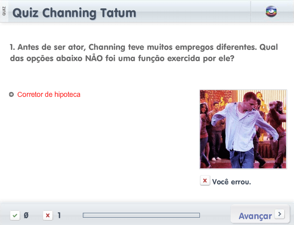 Quiz Channing Tatum screenshot