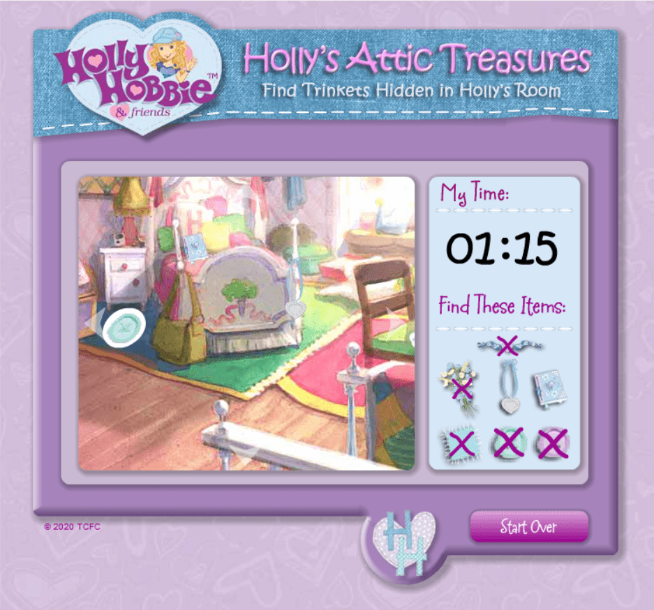 Holly Hobbie: Holly's Attic Treasure screenshot