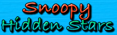 Snoopy Hidden Stars