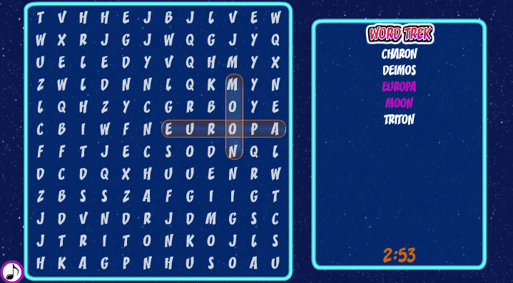 Word Trek screenshot