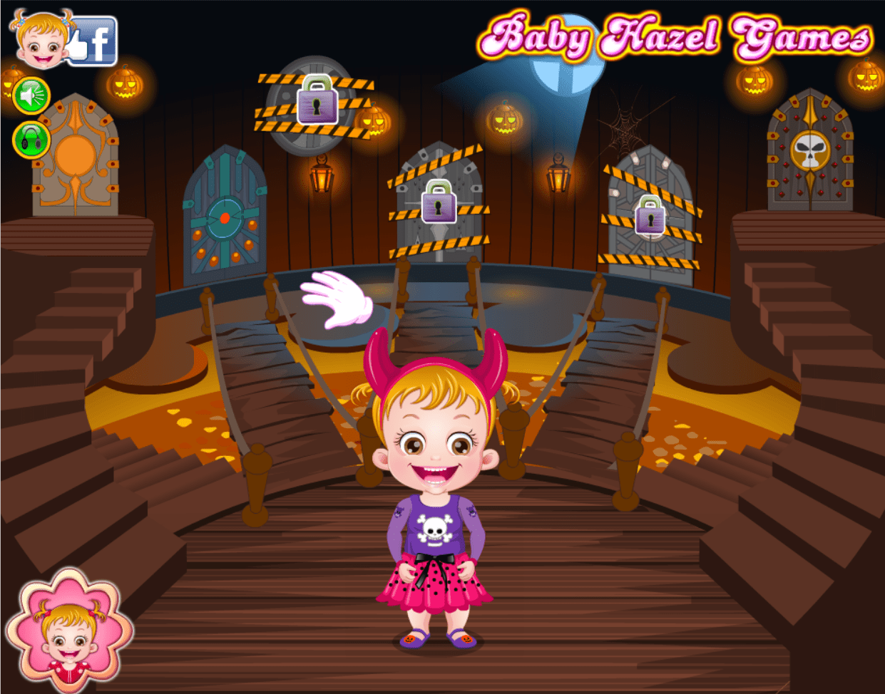 Baby Hazel Halloween Castle screenshot