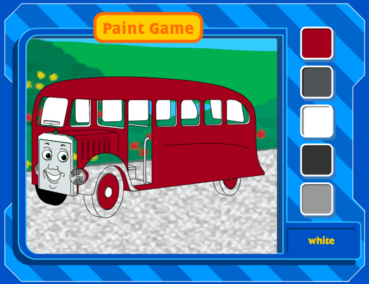 Thomas & Friends Paint Game screenshot