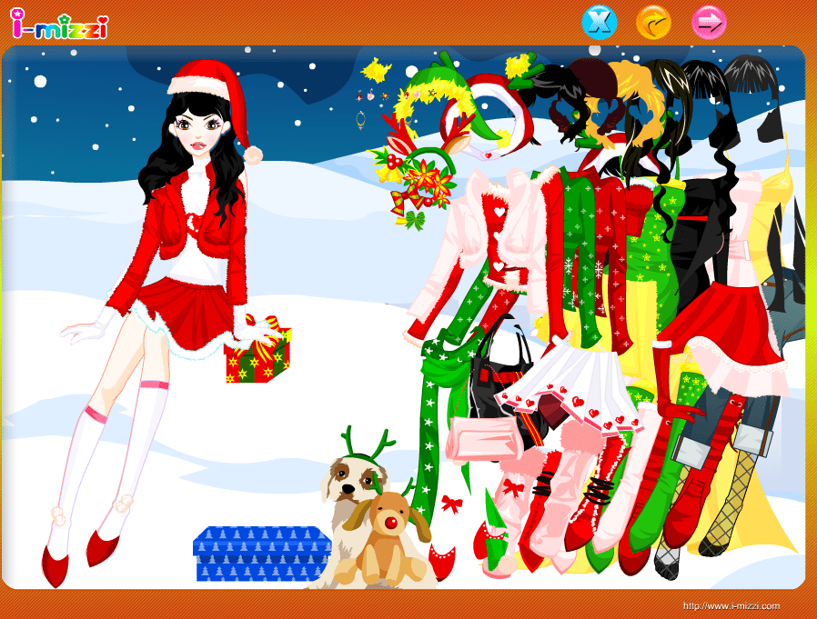 Christmas Girl Dressup screenshot