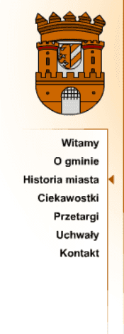 Gmina Czerwieńsk Menu screenshot