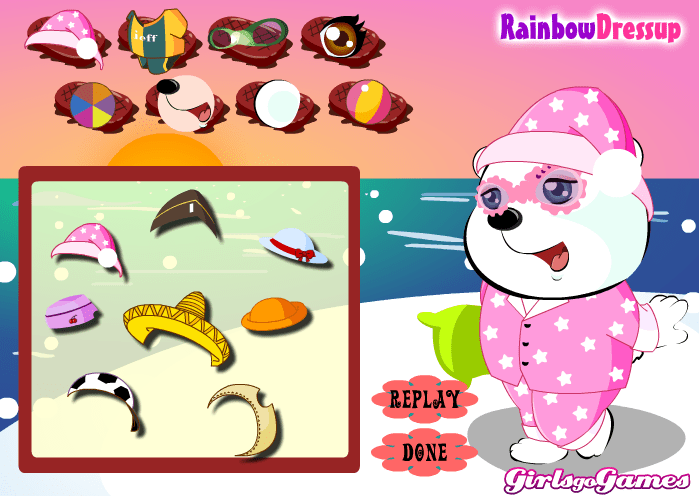 Baby Animals Dress Up: Whitey The Polar Bear screenshot