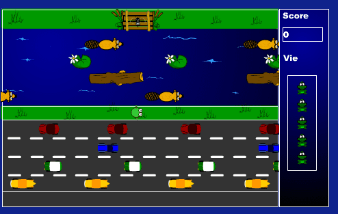 Frogger screenshot