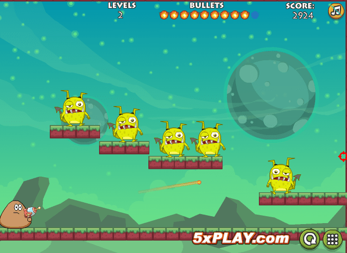 Pou Shoot Monster screenshot