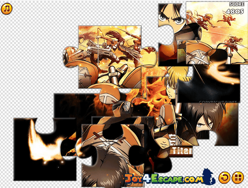 Attack on Titan Jigsaw screenshot