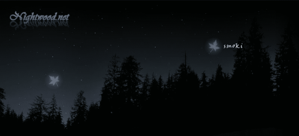 Nightwood.net Site Menu screenshot