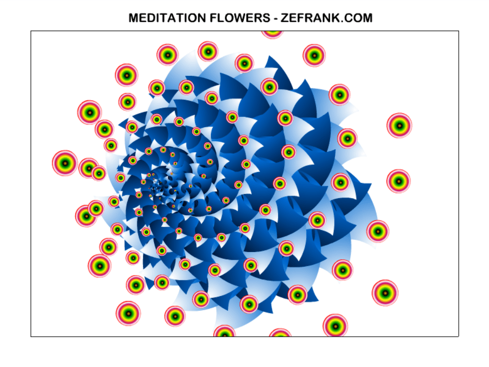 meditation flowers screenshot