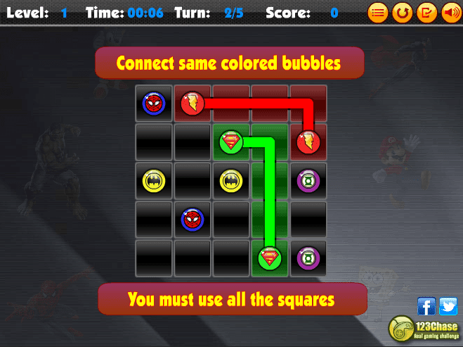 Superheroes Connect screenshot