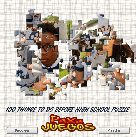 100 Things to do Before High School Puzzle screenshot