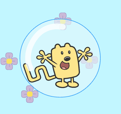 Wow Wow Wubbzy: Wubbzy's Soap Bubble Flyer Spiel