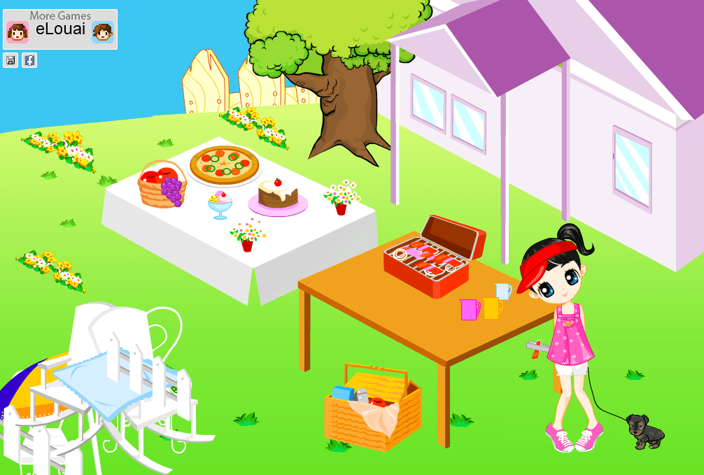 Roiworld Room Maker 009 Backyard Picnic screenshot