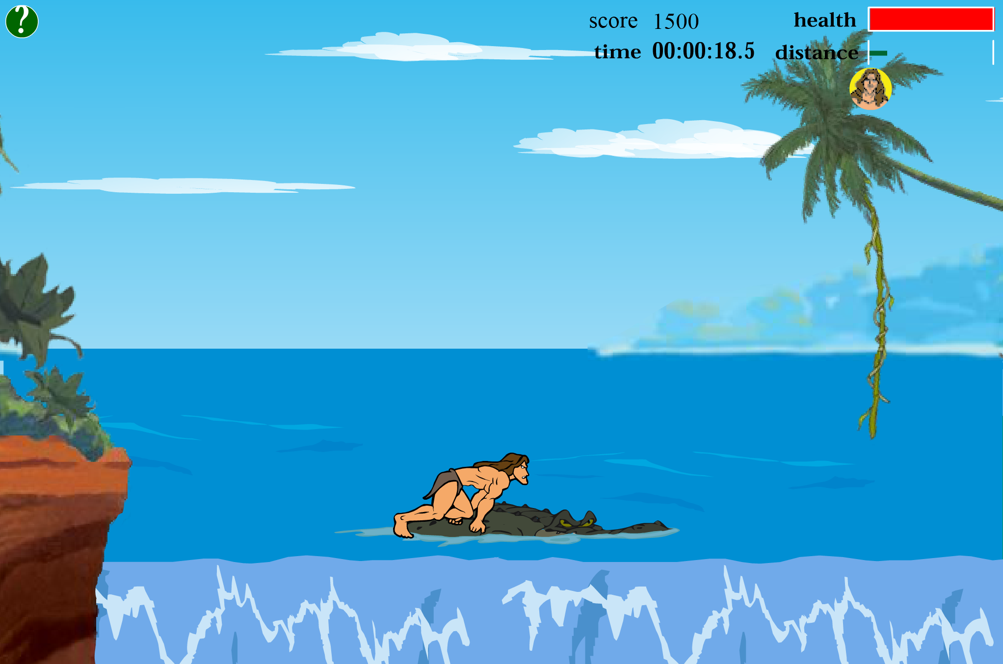 Tarzan and Jane: Jungle Jump Adventure Game screenshot