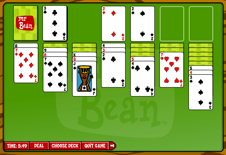 Mr Bean Solitaire screenshot