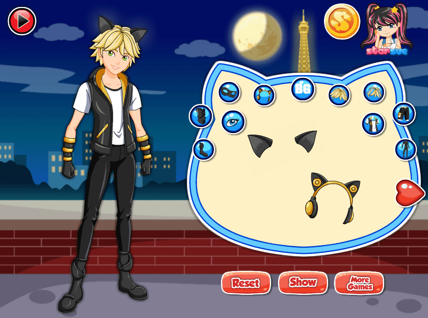 Miraculous Ladybug: Cat Noir Dress Up screenshot