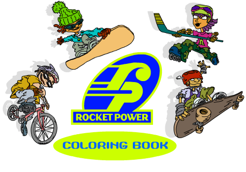 Rocket Power Coloring Book