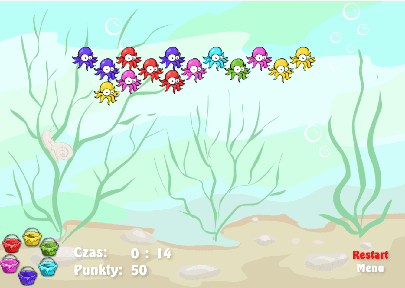 Kolorowe zadanie screenshot