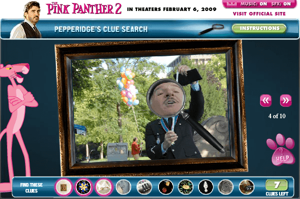 Pink Panther 2: Pepperidge's Clue Search screenshot