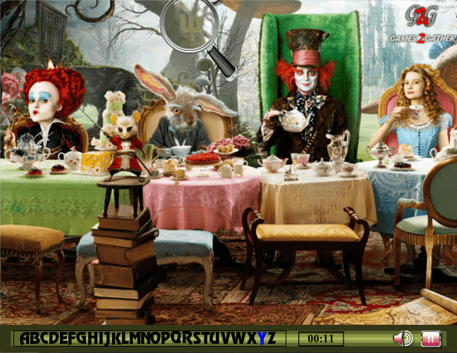 Hidden Alphabets - Alice in Wonderland screenshot