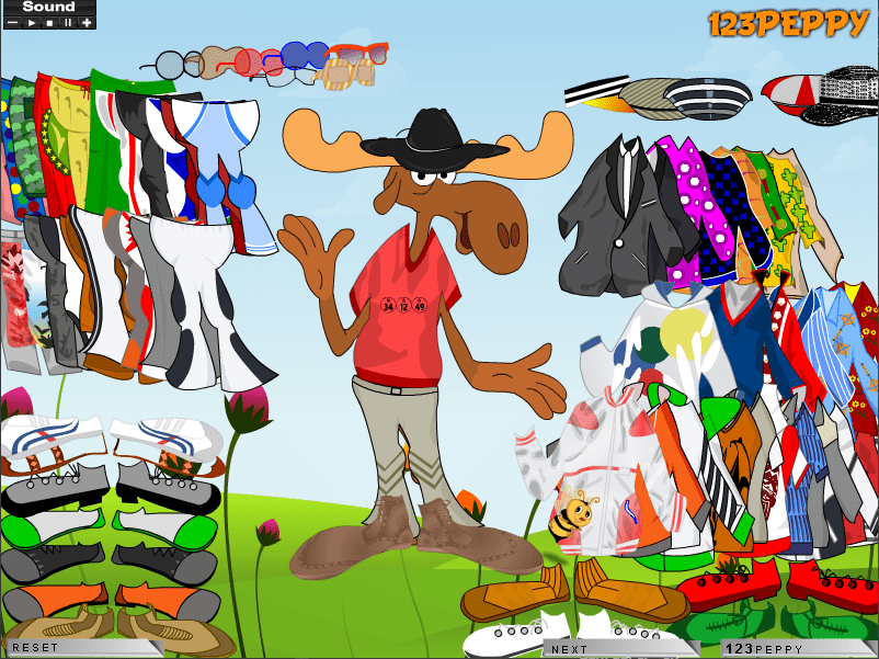 Bullwinkle Dress Up Game screenshot