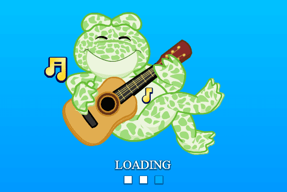 Webkinz "I Love Being a Spotted Frog" Preloader screenshot
