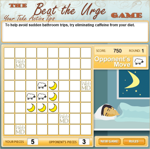 The Beat the Urge Game screenshot