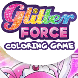 Glitter Force Coloring Game