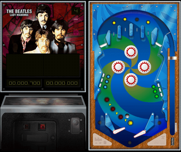 The Beatles Pinball screenshot