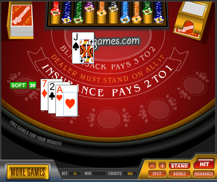 Blackjack Gold screenshot