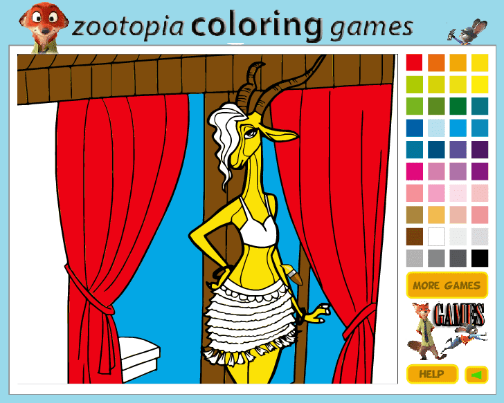 Gazelle Coloring screenshot