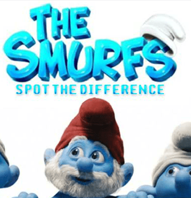 The Smurfs - Spot the Difference