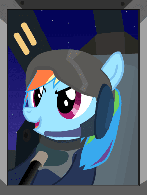 Rainbow Dash Terran Banshee Unit Portrait screenshot