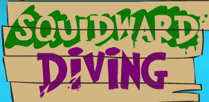 Squidward Diving