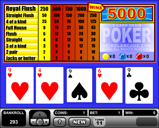 5 Card Draw screenshot