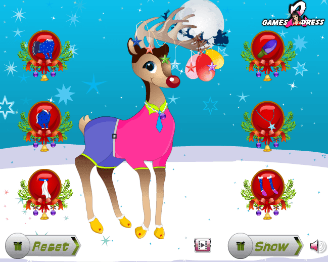 Christmas Reindeer Decory screenshot