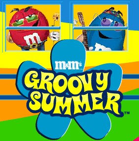 M&M's Groovy Summer Bus Screensaver